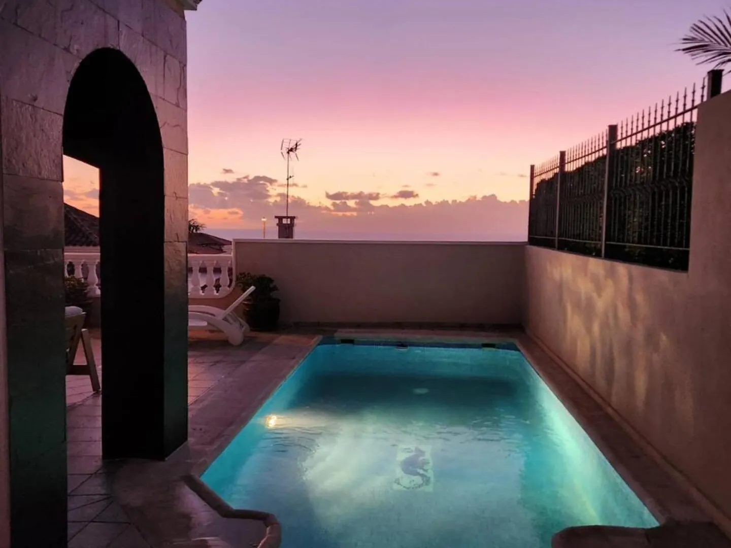 Villa Mirador Del Atlantico With Heated Pool Puerto de Santiago