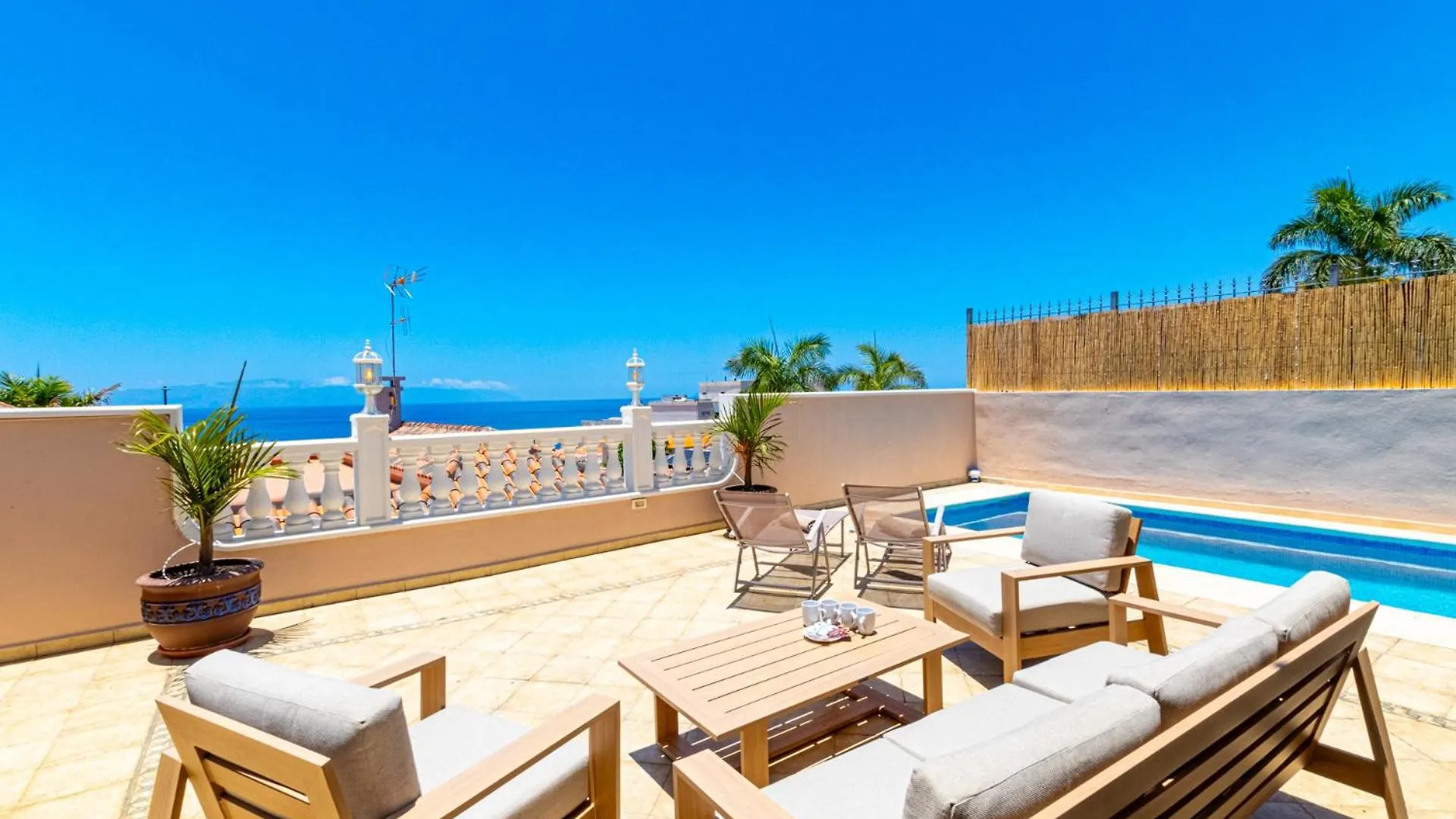 Villa Mirador Del Atlantico With Heated Pool Puerto de Santiago
